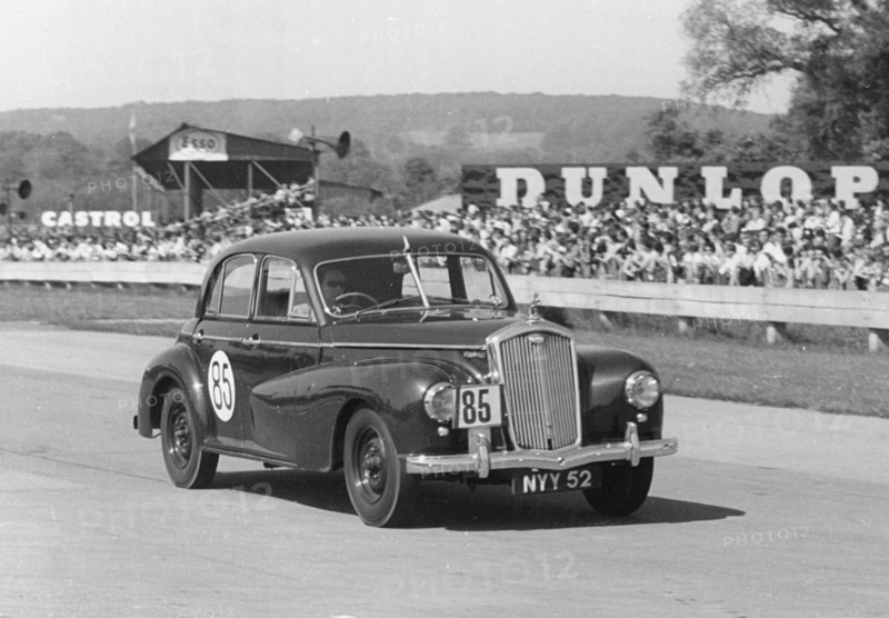 1953 Wolseley 6-80 at Goodwood. Creator: Unknown.