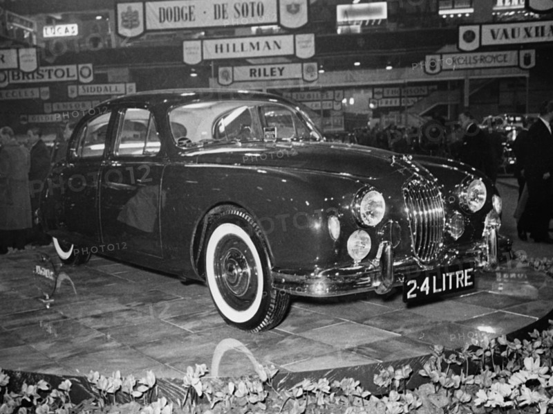 Jaguar 2.4 litre at Motor Show 1954. Creator: Unknown.