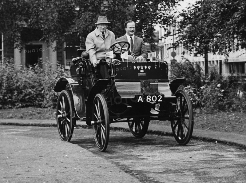 1902 Albion dog - cart on 1955 London to Brighton run. Creator: Unknown.