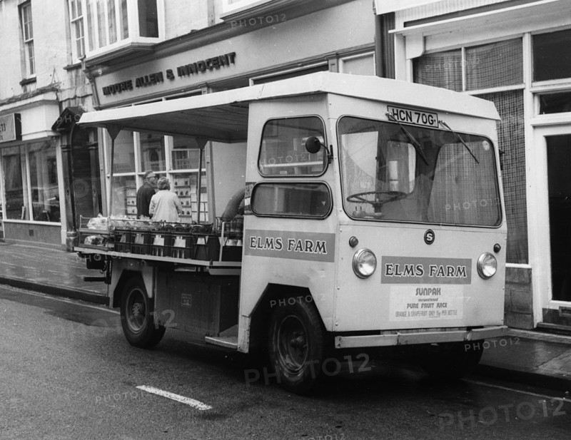 1969 Smiths electric delivery van. Creator: Unknown.
