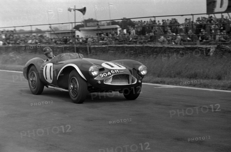 Aston Martin DB3S, Peter Blond , Goodwood 1957. Creator: Unknown.