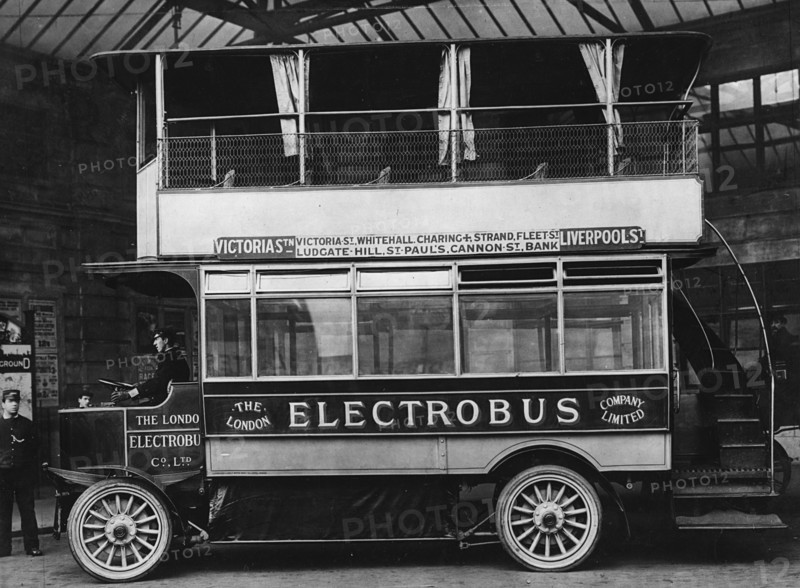 1909 Electrobus. Creator: Unknown.