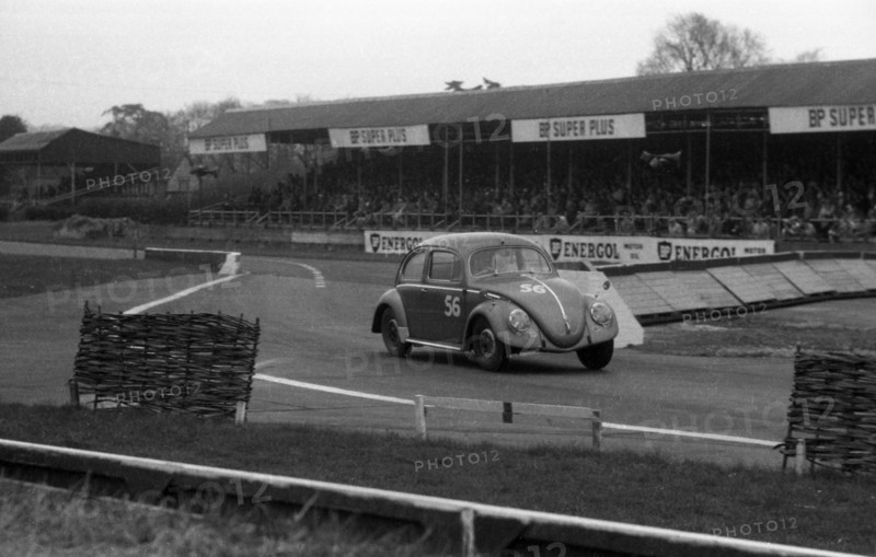 Volkswagen Beetle, R. Vaughan, Goodwood Members Meeting 1958. Creator: Unknown.