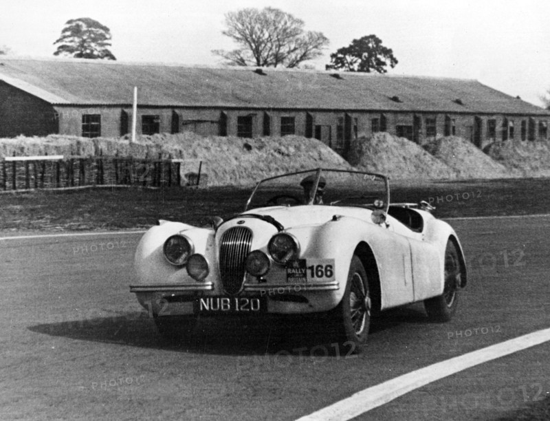 Jaguar XK120, Ian Appleyard. 1953 R.A.C. Rally. Creator: Unknown.