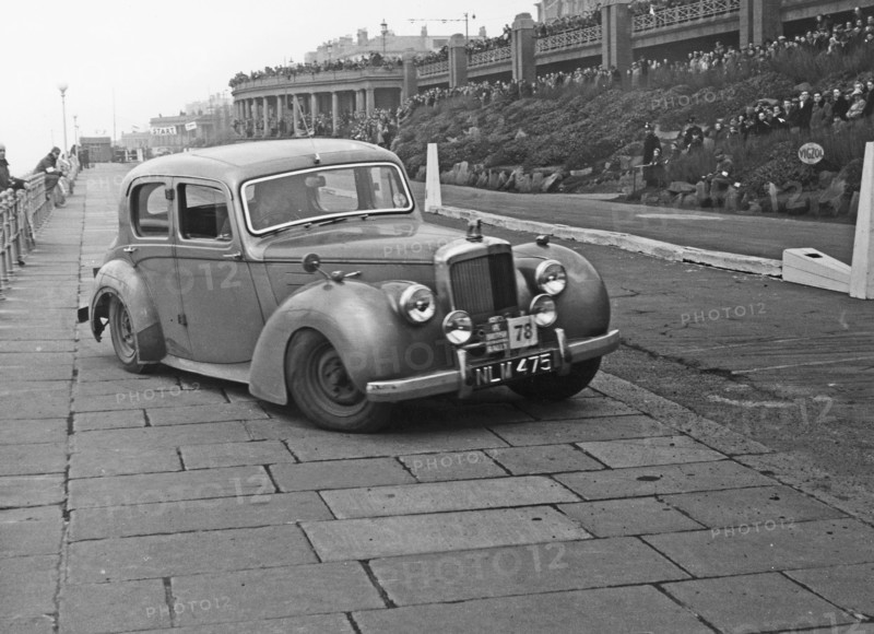 Alvis TA21 at Blackpool during 1954 R.A.C.Rally. Creator: Unknown.