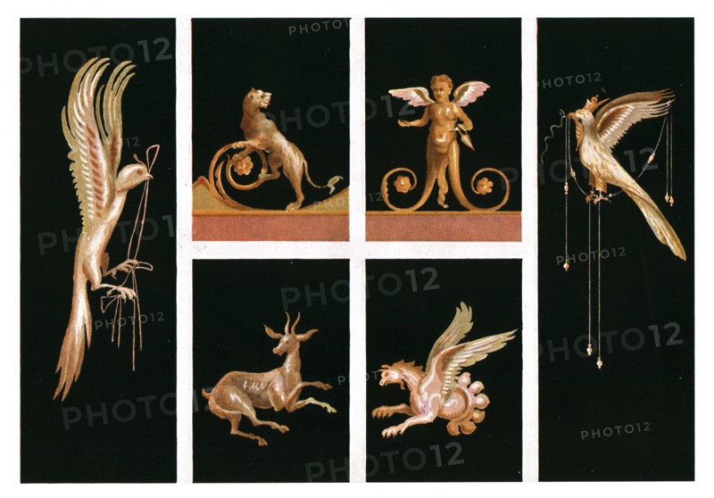 Wall decoration, Pompeii, Italy, (1928). Creator: Unknown.