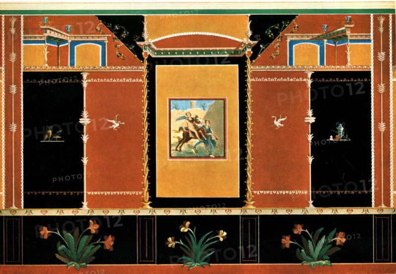 Wall decoration, Pompeii, Italy, (1928). Creator: Unknown.