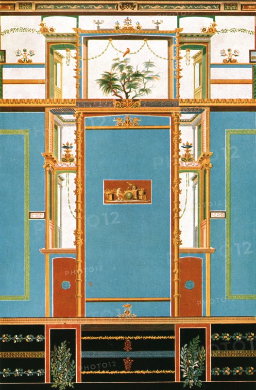 Wall decoration, Pompeii, Italy, (1928). Creator: Unknown.