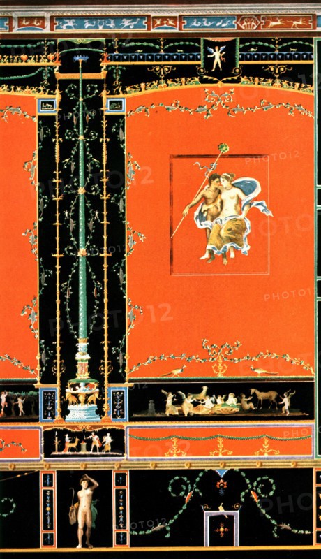 Wall decoration, Pompeii, Italy, (1928). Creator: Unknown.