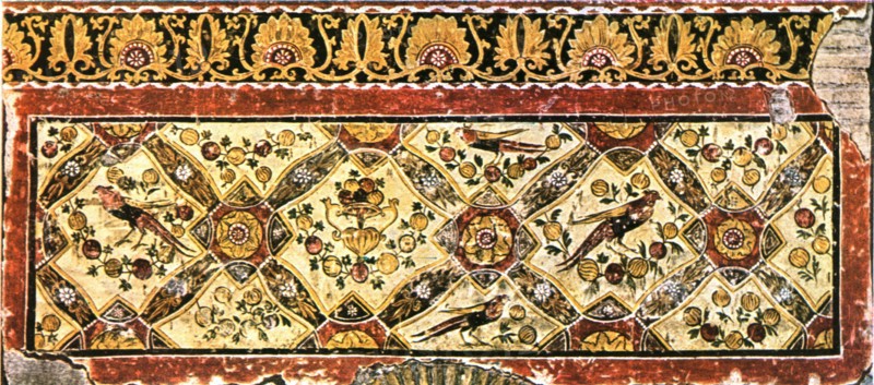 Ornamental frieze from the Basilica of St. Clement, Rome, Italy, (1928). Creator: Unknown.