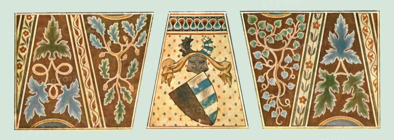Wall paintings in the Church of St Gieri, Rhazuns, Grisons, Switzerland, (1928). Creator: Unknown.