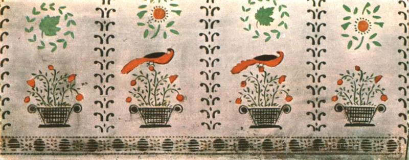 Mural painting in the Grant Family House, Saco, Maine, USA, (1928). Creator: Unknown.