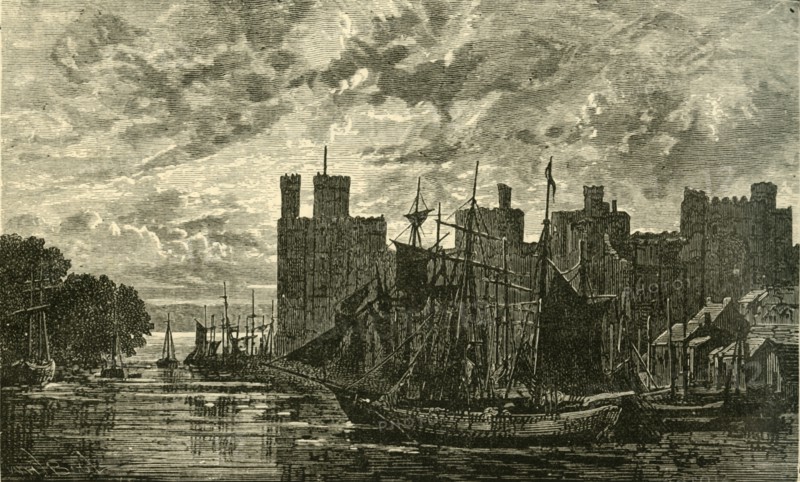 'Carnarvon Castle', 1898. Creator: Unknown.