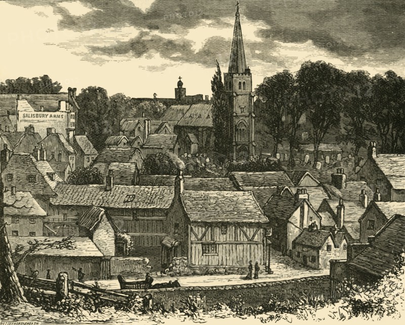 'Hatfield from the Railway Station', 1898. Creator: Unknown.