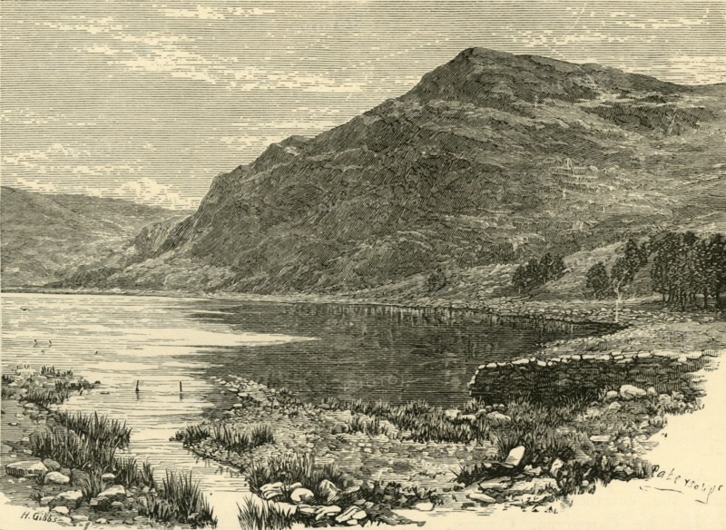 'Cwm Buchan Lake and Craig-Y-Saith', 1898. Creator: Unknown.