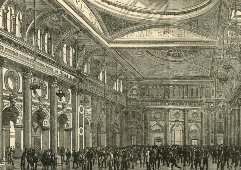 'Interior of the Royal Exchange', 1898. Creator: Unknown.
