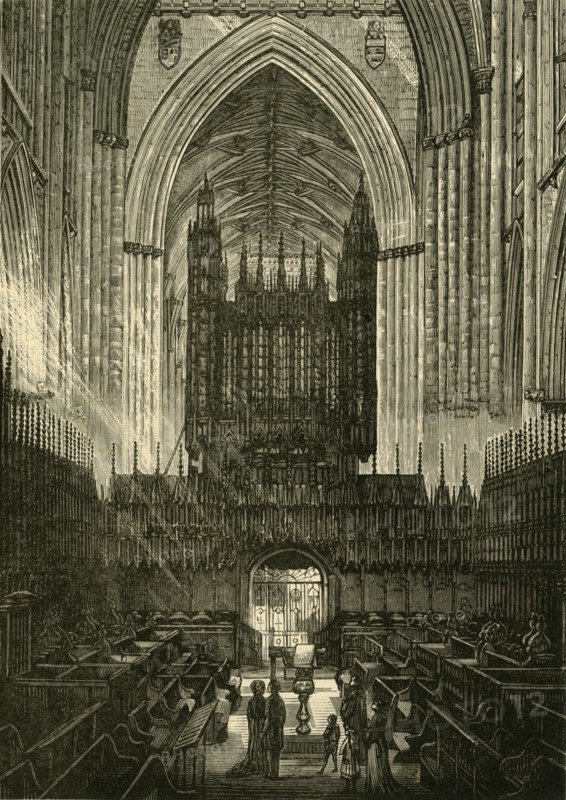 'Choir of York Minster', 1898. Creator: Unknown.