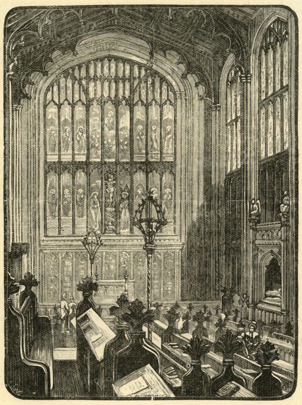 'Interior of the Chapel', 1898. Creator: Unknown.