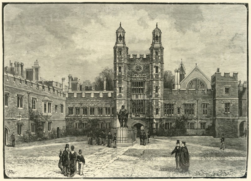 'The Quadrangle, Eton', 1898. Creator: Unknown.