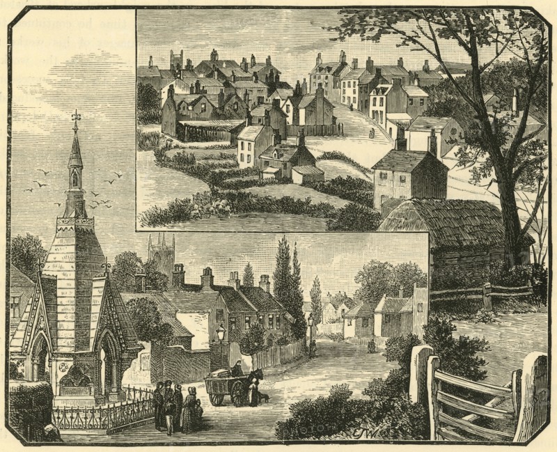 'The Drinking Fountain. Street in Broseley.', 1898. Creator: Unknown.