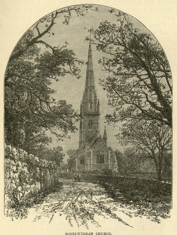 'Bodelwyddan Church', 1898. Creator: Unknown.