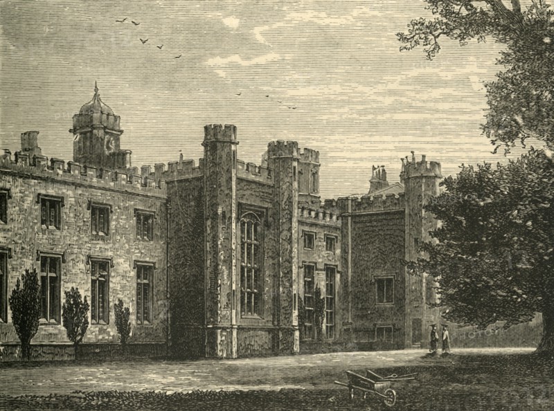 'The School from the Close', 1898. Creator: Unknown.