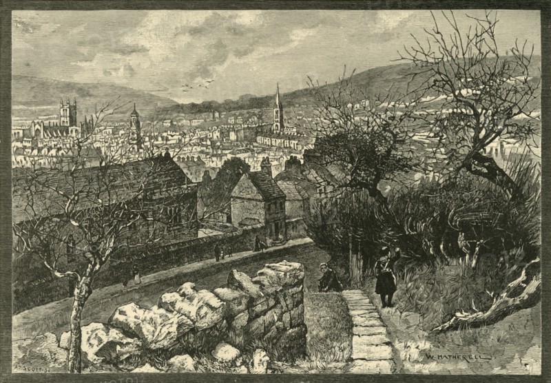 'Bath, from Beechen Cliff', 1898. Creator: Unknown.