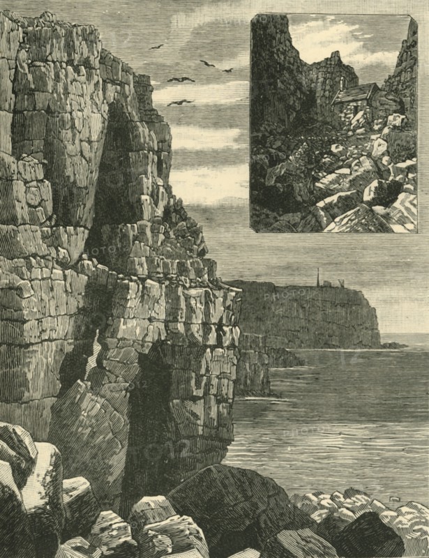 'St. Gowan's Head and Chapel', 1898. Creator: Unknown.