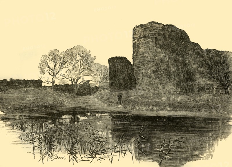 'Pevensey Castle', 1898. Creator: Unknown.