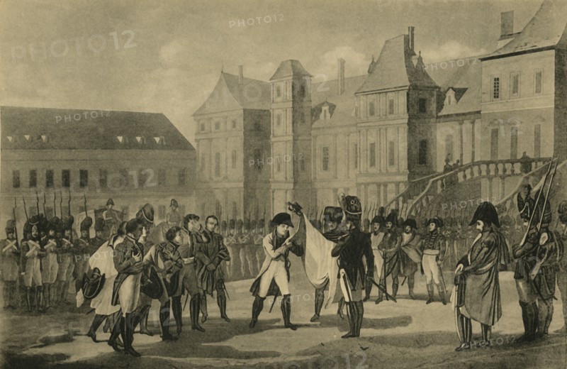 Napoleon's Departure from Fontainebleau, 20 April 1814, (1921). Creator: Unknown.