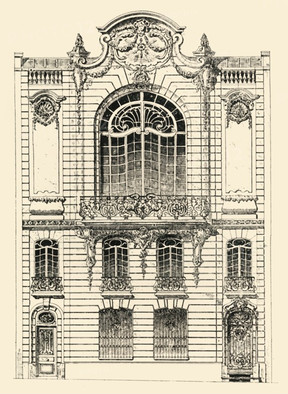 Private house in Paris, 1903. Creator: Unknown.