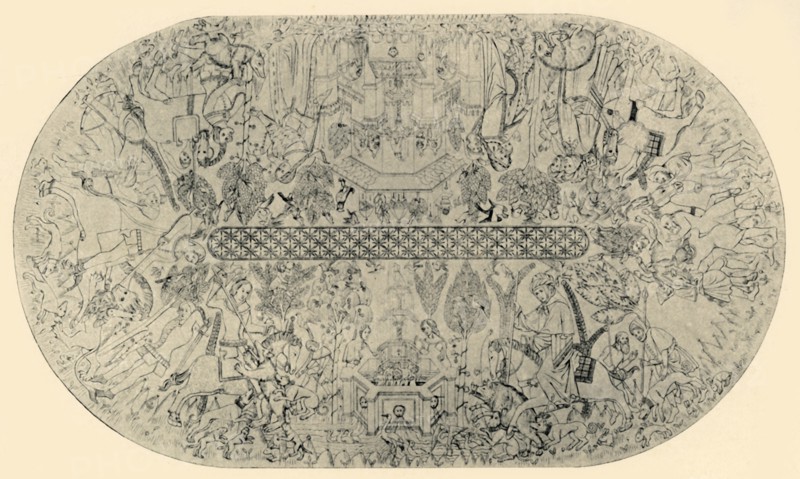 'Painting on the Ceiling of the Hall of Justice, No. 1', 1907.  Creator: Unknown.