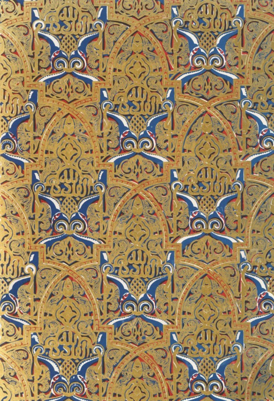 'Ornament in panels on the Walls, Hall of the Ambassadors', 1907. Creator: Unknown.