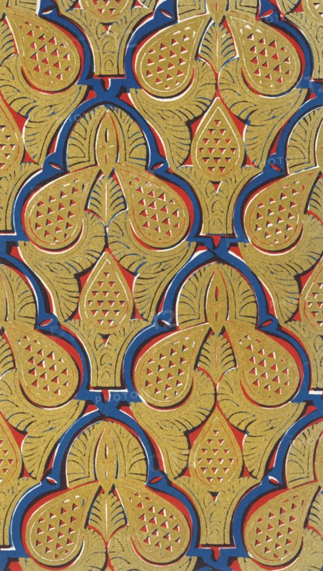 'Ornaments in spandrils of arches, Hall of the Abencerrages', 1907. Creator: Unknown.