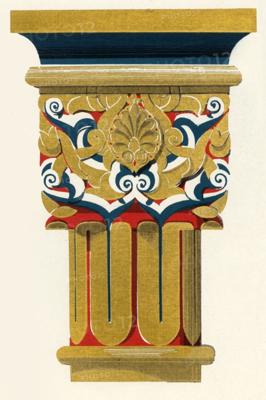 Capital of Columns, Court of Fishpond', 1907. Creator: Unknown.