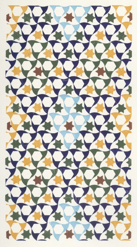 'Mosaic from the portico of the Generalife', 1907. Creator: Unknown.