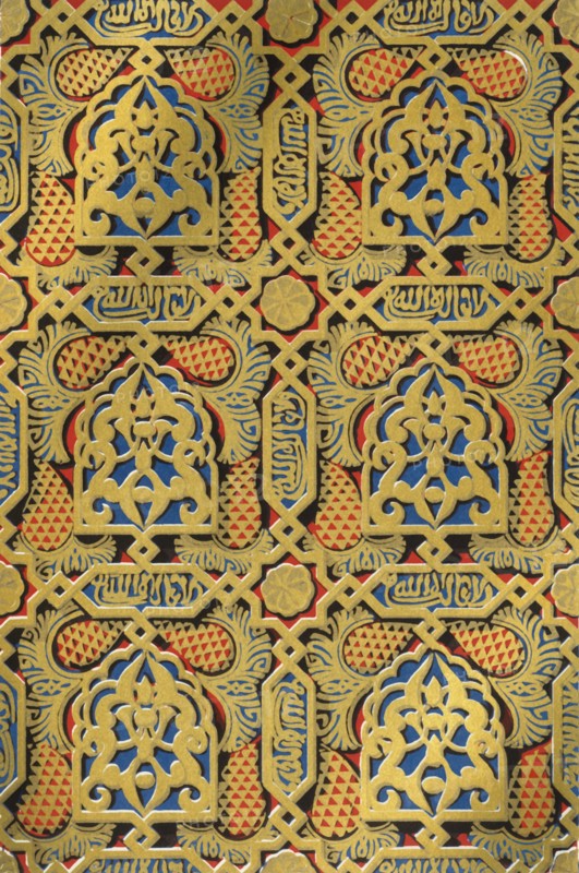 'Ornaments on panels, Hall of Ambassadors', 1907. Creator: Unknown.