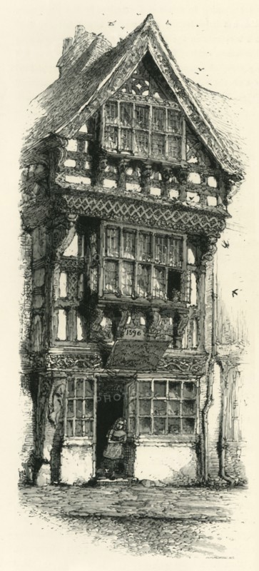 'Old House at Stratford', c1870.