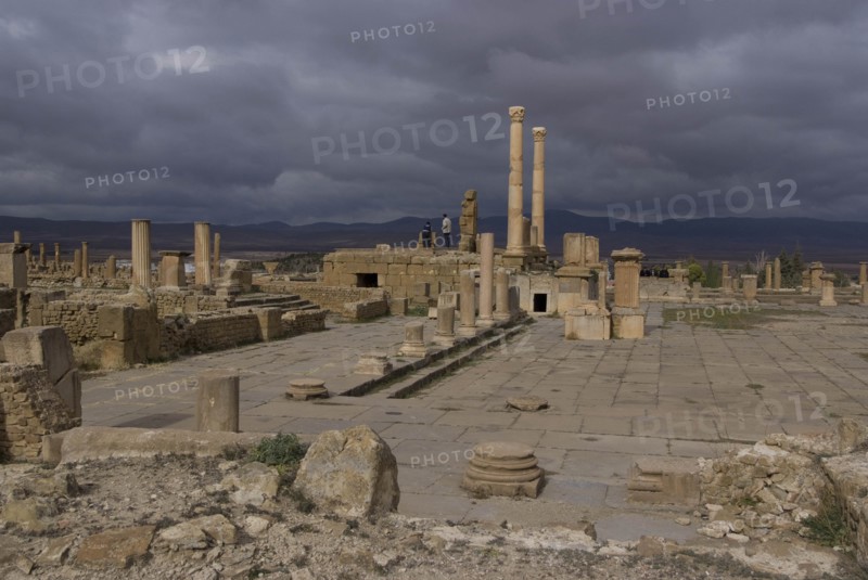 Algeria, Timgad, Forum