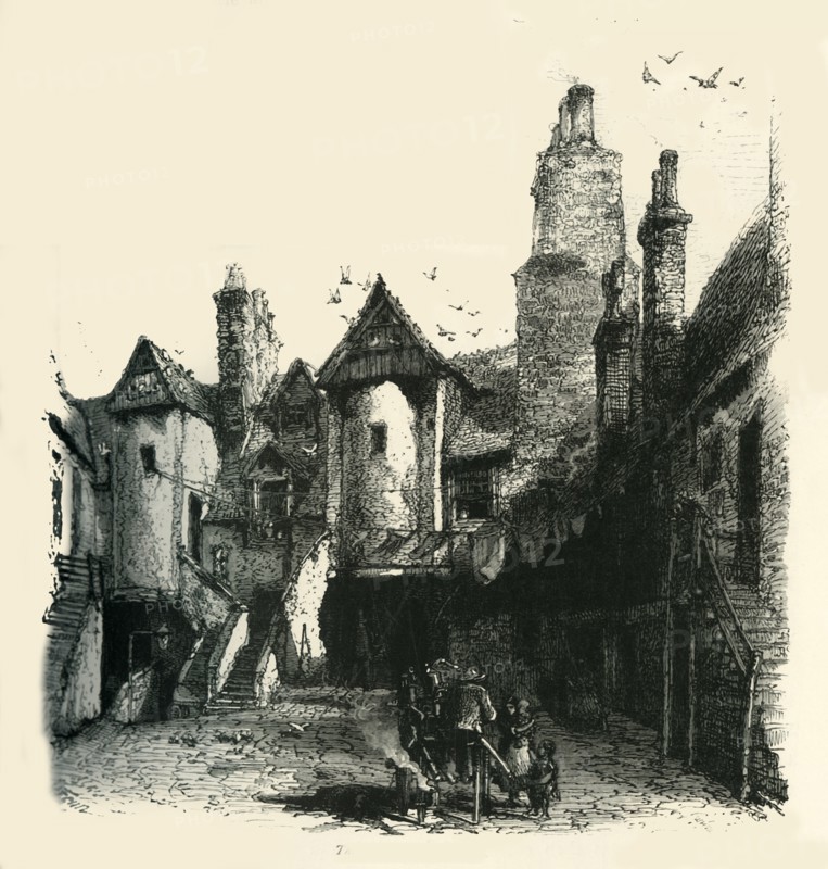 'The White Horse Hostel', c1870.