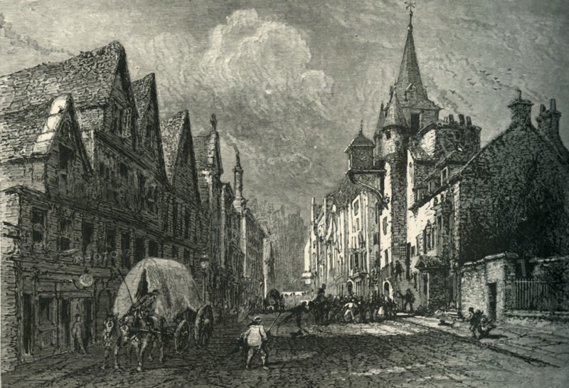 'The Canongate Tolbooth', c1870.