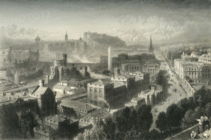 'Edinburgh from Calton Hill', c1870.