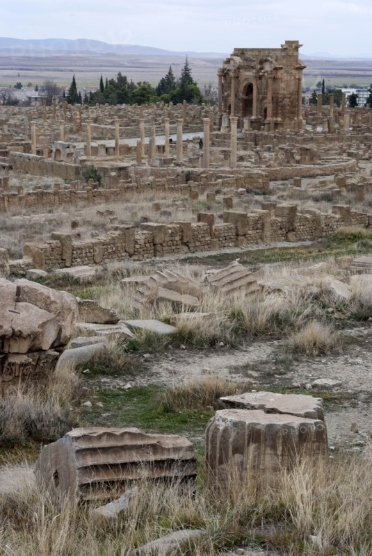 Algeria, Timgad, various