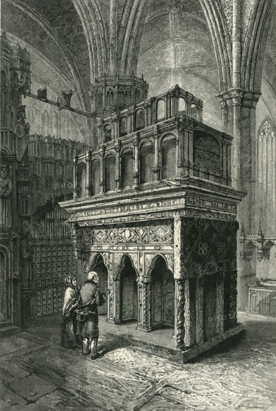 'Edward the Confessor's Shrine. Westminster Abbey', c1870.