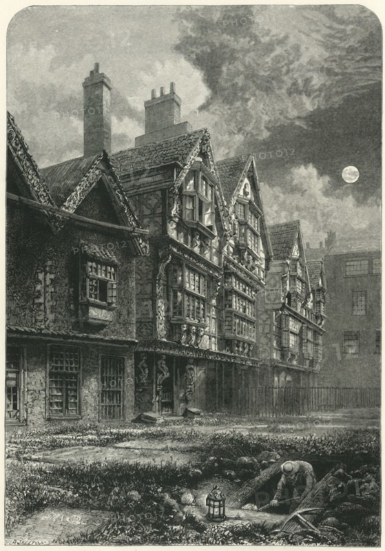 'St. Peter's Hospital, Bristol', c1870.