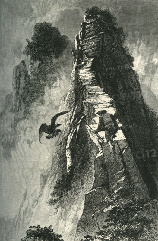 One Man's Pass, Donegal', c1870.