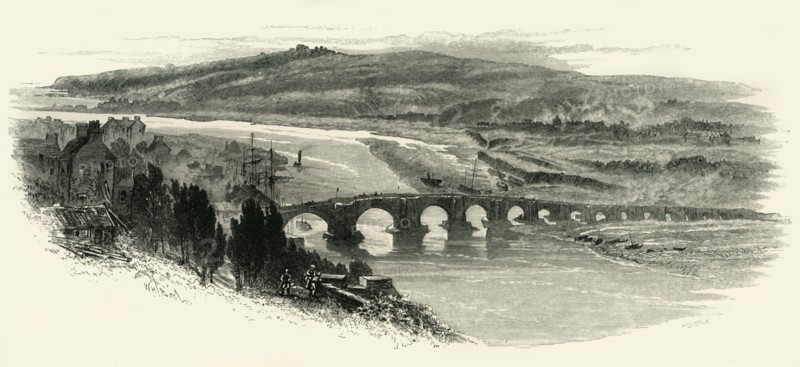 'Berwick Bridge', c1870.