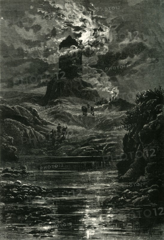 'Smailholm Tower', c1870.