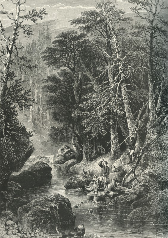'Near Braemar', c1870.