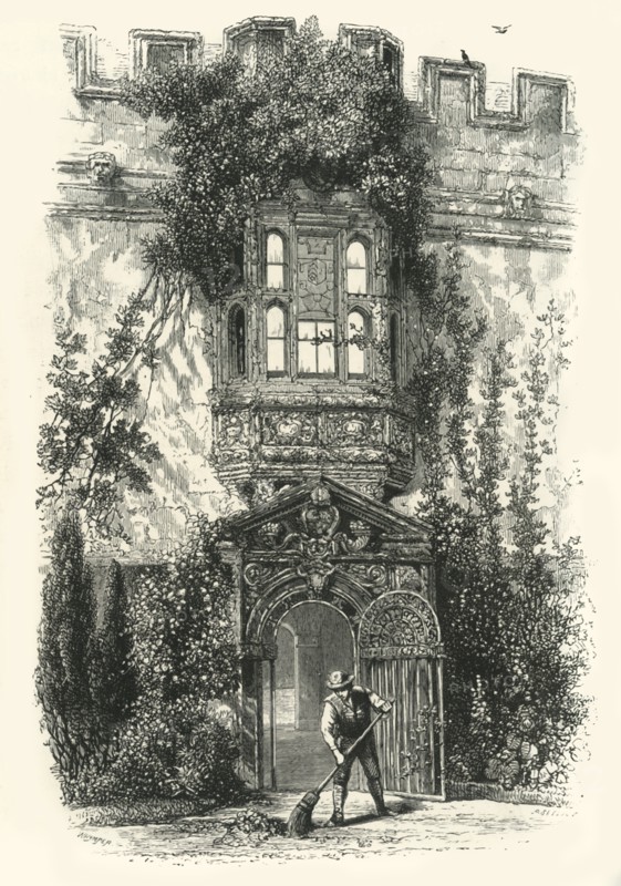 'Gateway into the Garden at St. John's', c1870.